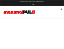 Tablet Screenshot of maximalpuls.com